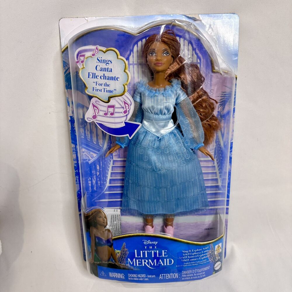 Mattel Disney Princess The Little Mermaid Sing & Discover ARIEL Fashion Doll NEW